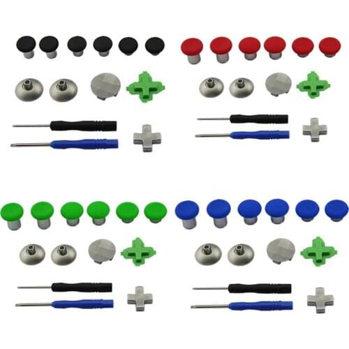 For XboxOne Elite Gamepad Full Caps DIY Replacement Part Repair Kit for Gamepad Controller Joystick