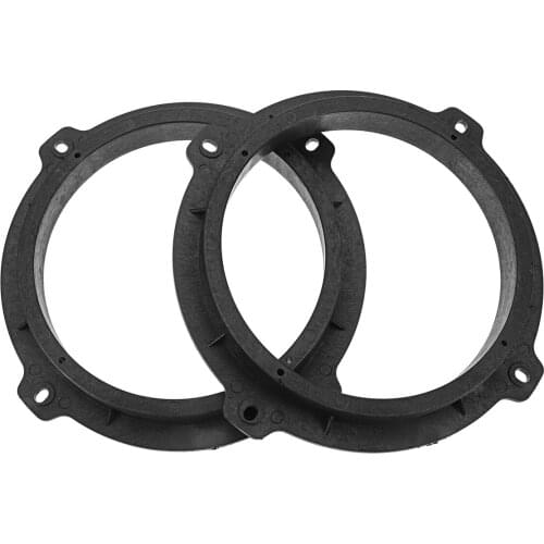 Two 6.5-inch car front door speaker pad adapter plate bracket spacers for Hyundai ix20 ix25 ix35