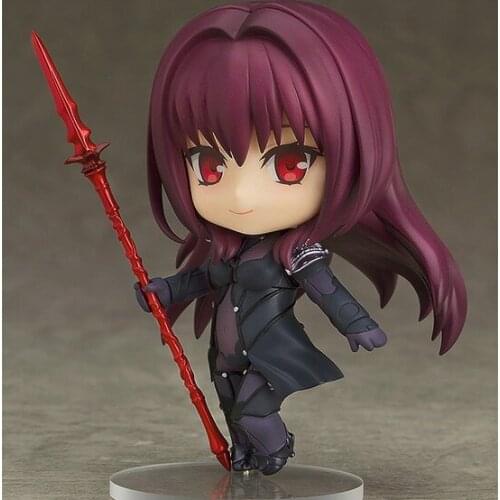 Fate/Grand Order Lancer Scathach 743# Q Ver Sexy girls Saber Nero PVC Anime Action Figure Model Face Changeable Toys Brinquedos