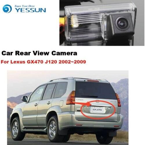 YESSUN Reversing Backup Camera For Lexus GX470 J120 2002~2009 Car Parking Camera Rear View Camera HD CCD Night Vision