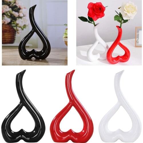 Nordic Ceramic Hydroponic Flower Vase Decorative Kitchen Desktop Decor