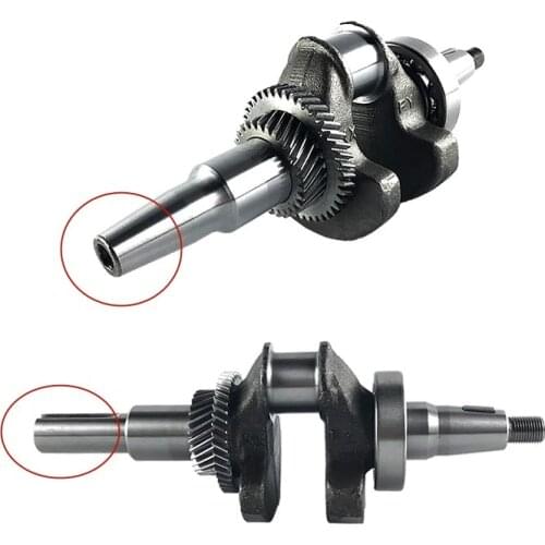188 190 Crankshaft For 188F 190F GX390 GX420 5-8KW Gasoline generator accessories (conical degree OR Flat key)