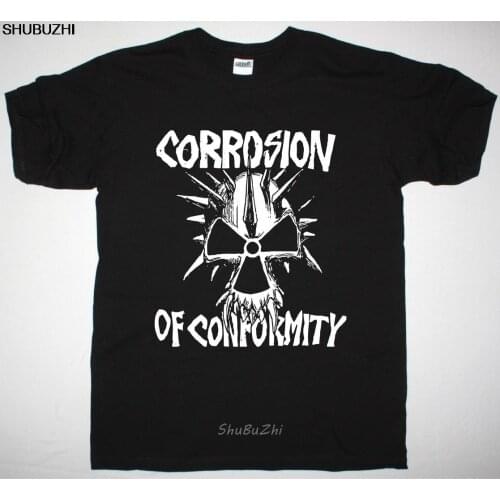 CORROSION OF CONFORMITY EYE FOR AN EYE SKULL CROSSOVER C.O.C. NEW BLACK T- SHIRT sbz3334