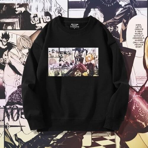 Anime Death Note Misa Amane Imitation Leather Sexy Tube Tops Sweater Uniform Outfit Anime Cosplay Costumes Loose sweater suits