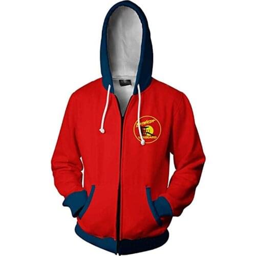 2019 HOT Baywatch Priyanka Chopra Sweatshirt Jacket Cosplay Costumes Baywatch Hoodies suit Mens and Womens 3D Printed Jackets