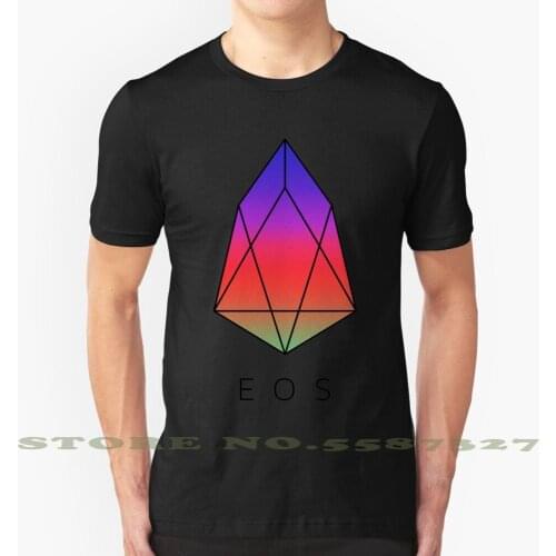 Eos - Crypto Fashion Vintage Tshirt T Shirts Eos Bitcoin Crypto Ethereum Rainbow Currency Geometry Dash Cryptocurrency Internet