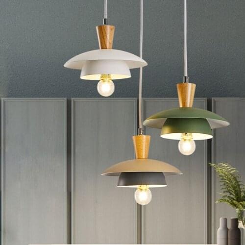 Nordic Home Decor Pendant Light LED Modern Dining Bar Counter Coffee Shop Hanging Lamp Bedroom Living Room Kitchen Light Fixture