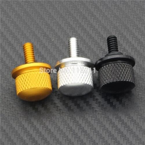 RPMMOTOR Aluminium Seat Bolt Tab Screw Mount Knob Cover For 1996 -2015 Harley Davidson Fender