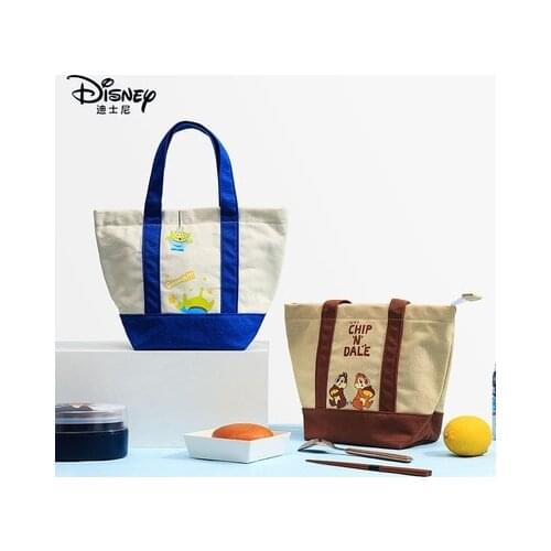 Disney Chip Dale Aliens Anime Figures Cartoon Product Cosplay Accessories Storage Lunch Bag Unisex Gift