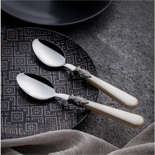 Vintage 6 PCS Tablespoon Set Dinner Spoon Stainless Steel Made in Turkey