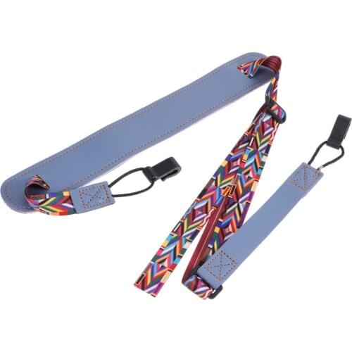 Drill Clip on Ukulele Strap Double J Hook Adjustable Ukulele Shoulder Belt for Guitar Bass Stringed Instrument Accessories