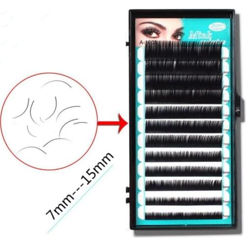 0.15 C Curl Natural Mix Length Eyelashes Individual Soft Fake Eye Lash Makeup Extension Tools