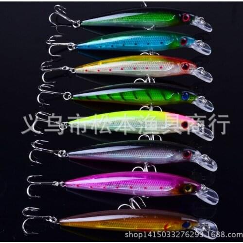 160pcs/lot dw-1199 bait lures 4.3" 11cm, 0.47OZ 13.4g lures hard bait lures Minnow baits Tackle bionic bait blackfish