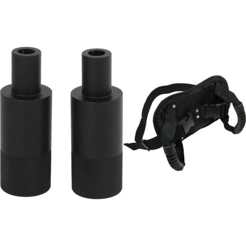 3 Pcs Motorcycle Accessories: 2 Pcs LED Head Fog Light Mounting Bracket & 1 Pcs Back Seat Safety Armrest Seat Belt