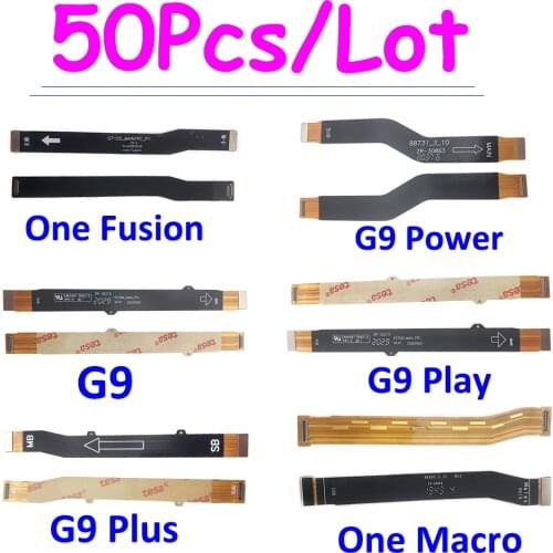 50Pcs/Lot，Main Motherboard Flex Cable Replacement parts For Moto G 5G G9 Power Play Plus One Macro Fusion