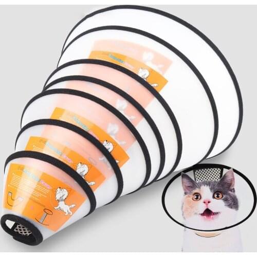 Pet Cat Dog Supplies Accessories Anti Bite Soft Collar Deepen and Lengthen Waterproof Prevent Accidental Ingestion