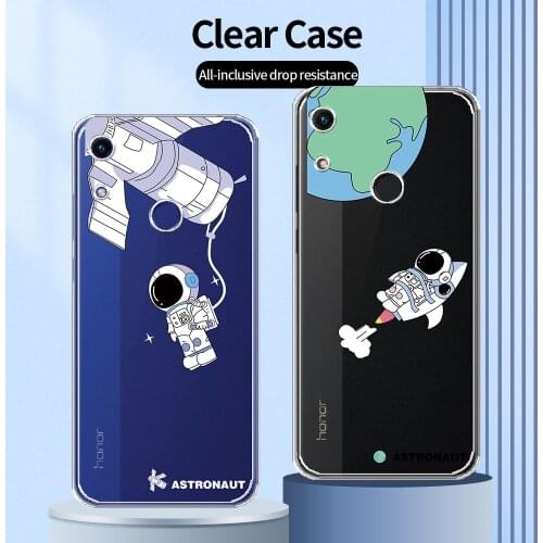For Honor 8A Case Clear Soft Case For Huawei Honor 8A 6.09" Transparent Phone Shell Fundas Fashion Pattern Cover For Honor 8A 8a