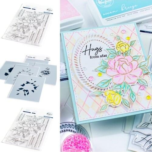 Flower Box Letter New Metal Cutting Dies Stamps Stencil for 2021 Scrapbook Diary Decoration Embossing Template Diy Greeting Card