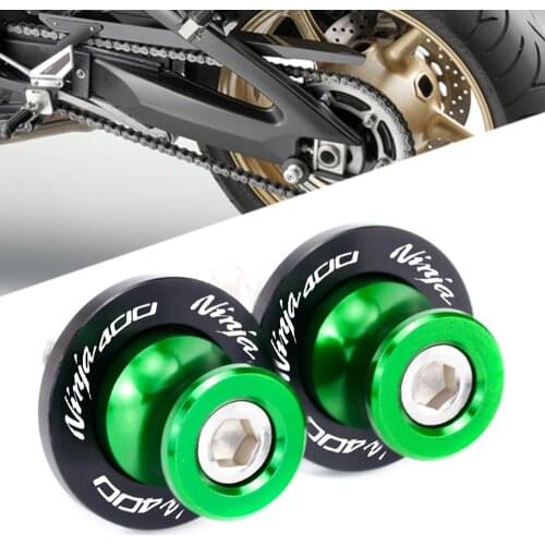 For Kawasaki NINJA400 NINJA 400 -2018 2019 2020 2021 Motorcycle CNC Swingarm Spools Slider Swingarm Stand Accessories 8MM