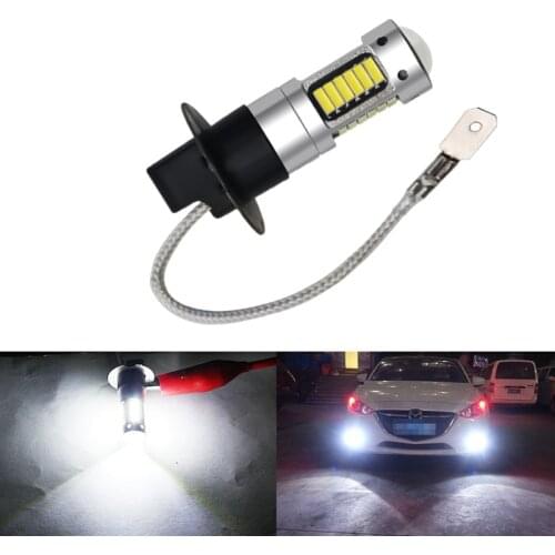 H3 LED Bulb 25W 4014 30SMD White Fog Light for Car