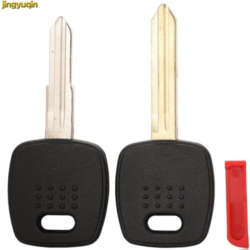 Jingyuqin Remote Car Key Fob Shell For Nissan A32 A33 NSN14/NSN11 Uncut Left Blade Transponder Chip Fob