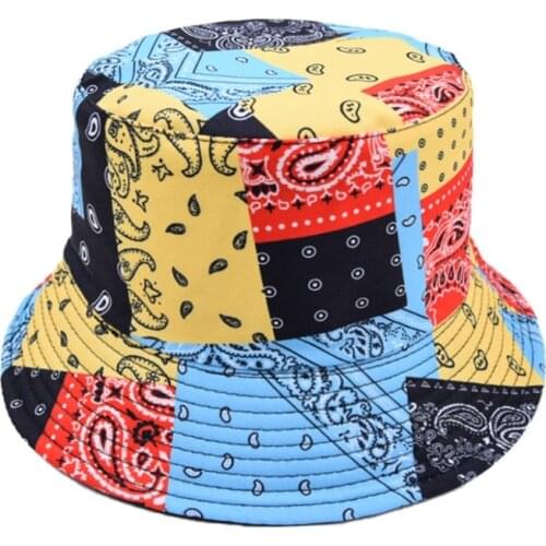 Packable Fishing Hat Cotton Made Hats in Contrast Colors Summer Bucket Cap Hat Quick Drying Beach Sun Caps Camping Outdoors