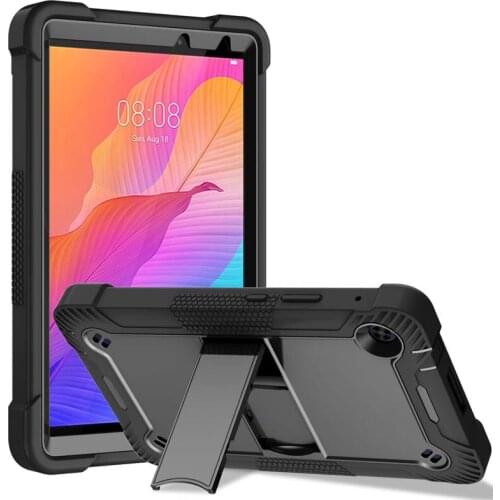 Cute Stand Case For Huawei MatePad T8 Kobe2-L03 KOBe2-L09 8.0 inch Heavy Duty Armor Hard PC Soft Silicone Cover