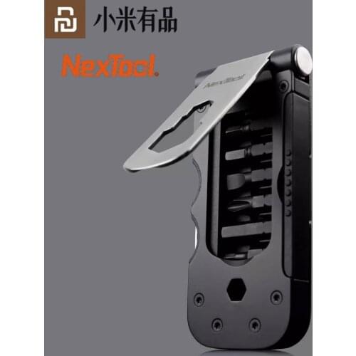 Xiaomi Youpin NexTool Multi-functional Bicycle Tool Mini Pocket Bike Toolbox Outdoor Wrench Repair Tool Magnetic Sleeve