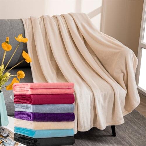 Flannel Blanket Spring and Autumn Blankets Soft Blankets for Babies and Adults Bed Sofa Blanket Throw Sheet Bedspread