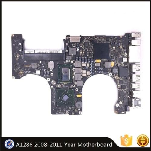 Original Logic Board for MacBook Pro 15" A1286 2008-2011 Year I5 I7 2.3G 2.4G 2.5G 2.2G 2.8Ghz Motherboard Laptop Spare Parts