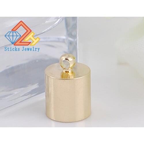10 X 14 MM Charms Gold Color Plate Copper Tassel Caps Beads Fashion Accessories DIY Jewelry