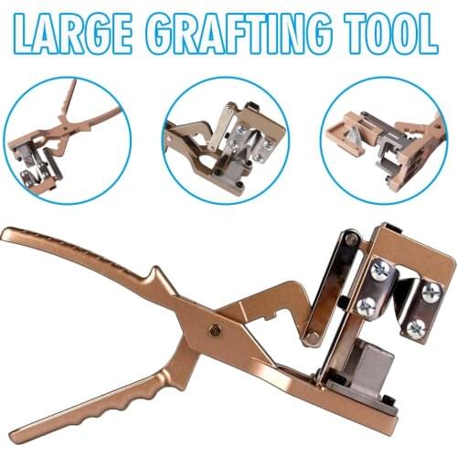Fruit Tree Grafter Aluminum Alloy Pruning Shears Scissors Grafting Machine For Garden Vegetable Graft Pruning Tool
