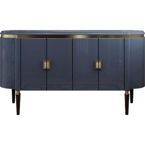 Simple modern light luxury solid wood cabinet dining cabinet American style neoclassical shoe cabinet furniture living room