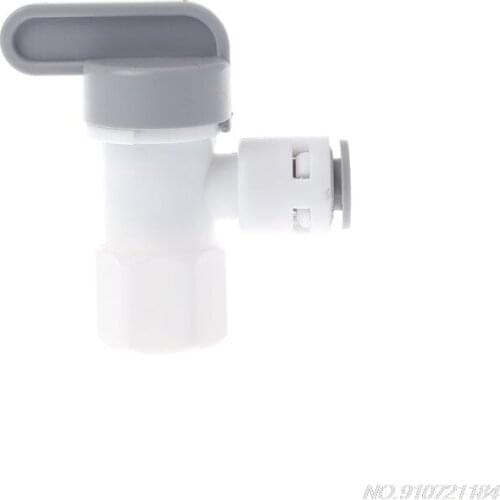 Tank Angle Ball Valve 1/4'' Tube For RO Reverse Osmosis Filter System Purifier 193B