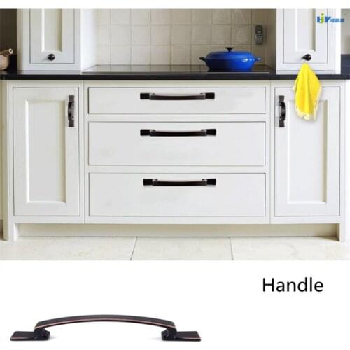 HJY Furniture Antique Handles Zinc Alloy European Vintage Kitchen Cupboard Cabinet Drawer Pulls Wardrobe Handle Hardware Z094