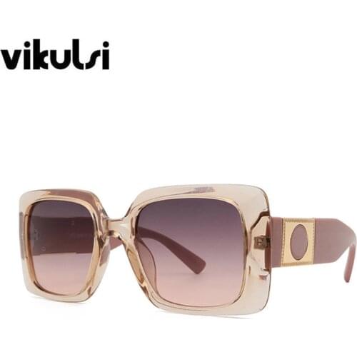 Retro Brand Model Modern Shades Oversized Sunglasses Women Men Metal Hinge Fashion Square Sun Glasses For Female Oculos de sol