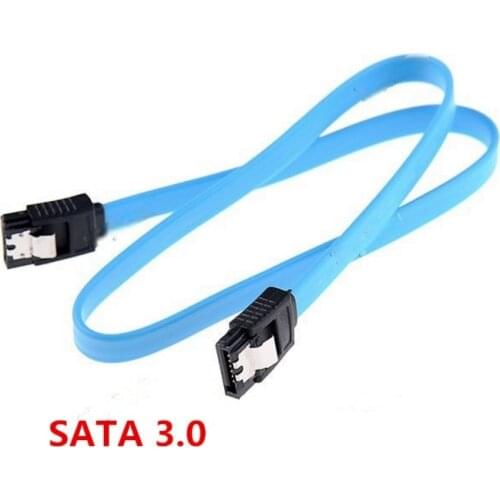 Super Speed 6Gbps 50CM SATA 3.0 Cable 6GB/s SATA III SATA 3 Cable Flat Data Cord
