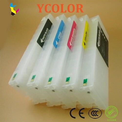 T6361-T6369 T636A T636B 11color/set 700ml Empty refillable ink cartridge with chip for Epson 7900 7910 9900 9910 printer