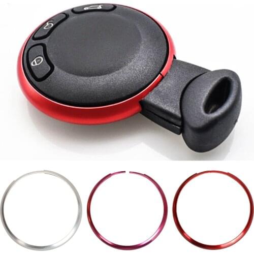 Stylish Aluminum Alloy Key Protective Ring Trim Chain Decoaration For BMW Mini Cooper Clubman Countryman Key Shell Car Accessory