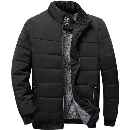 Winter Fleece Jackets Men Thick Warm Jacket Coats Male Casual Slim Windbreaker Coats