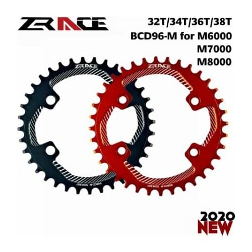 ZRACE 2020, BCD96-M de Chainwheels para M8000 M7000 M6000,32T 34T 36T 38T AL7075 CNC process, Vickers-dureza 15 + para MTB
