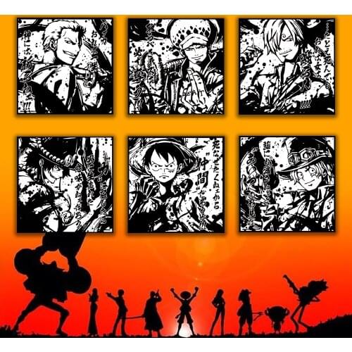 Anime ONE PIECE OP Monkey D. Luffy Sabo Portgas·D· Ace Trafalgar·Law Corazon Metal Badge Brooch Pin Stoving Varnish Bags Decor