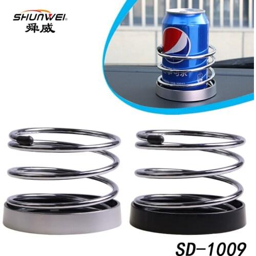 Car spring beverage rack car mobile phone rack drink rack Yiwu automobile quality approved SD-1009