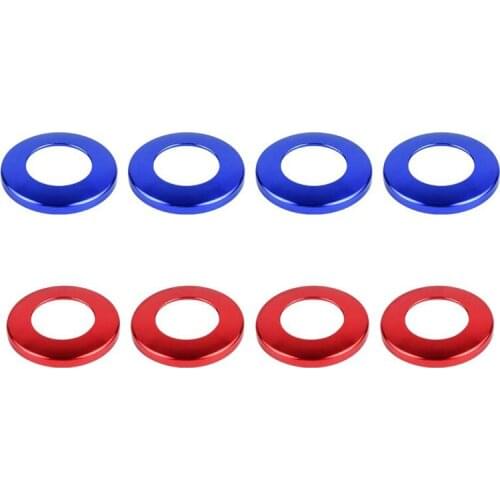 Car Door Lock Pin Cover Trim Aluminum Door Lock Knob Decoration Ring Accessories for Jeep Grand Cherokee 2015