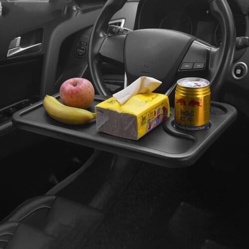 LEEPEE Car Desk Car Laptop Computer Table Steering Wheel Eat Work Drink Food Coffee Goods Tray Portable Auto Accessories