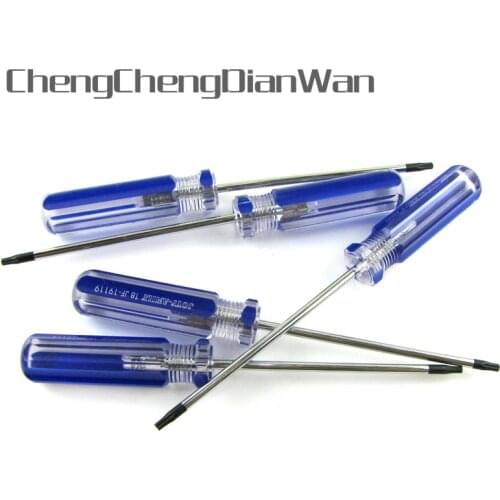 ChengChengDianWan 5pcs/lot Torx T8 Tamper Proof Security Screwdriver for Xbox360 Controllers for PS3 Slim