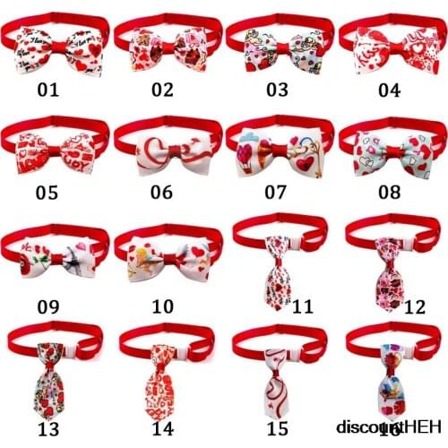 20-36cm Pet Dog Cat Bow Tie Pet Bow Tie Puppy Cat Bow Tie Tie Valentines Day Dog Pet Cat Grooming Supplies