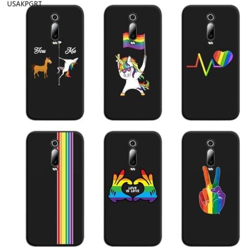 Gay Lesbian LGBT Rainbow Pride Phone Case For Redmi 9A 9 8A 7 6 6A Note 9 8 8T Pro Max K20 K30 Pro