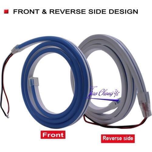 DC12V SMD2835 Flexible LED Strip Waterproof Neon Ribbon Lights silicone tube Red Green Blue white warm white 6X12mm