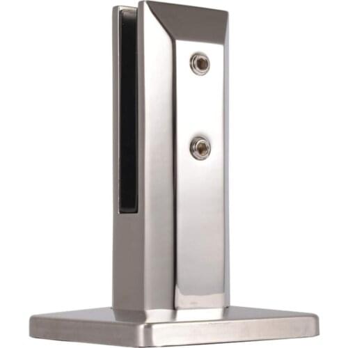 Satin Polish BEST METAL Duplex 2205 Stainless Steel Square Glass Pool Fencing Spigots Balustrade Staires Parts